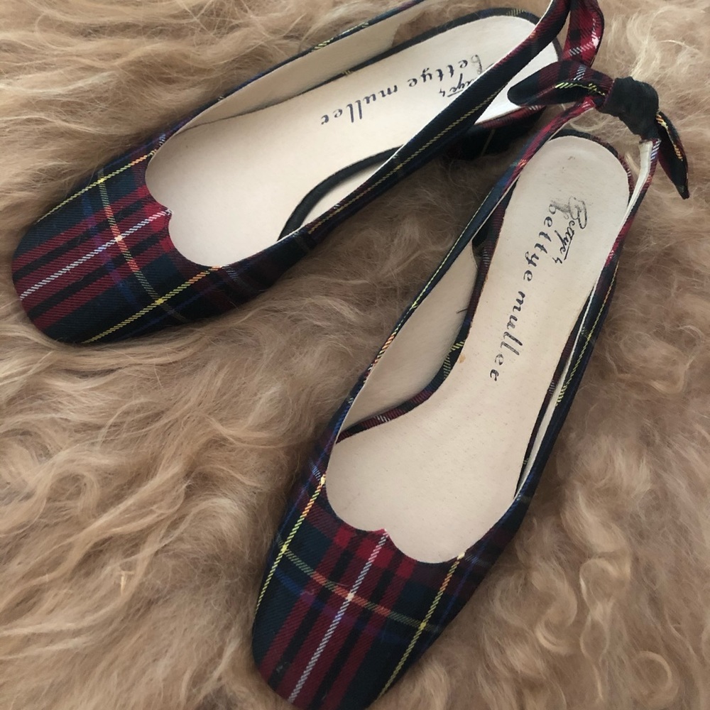 Bettye by Bettye Muller plaid slingbacks